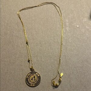 Gold Alex and Ani Numerology Necklace